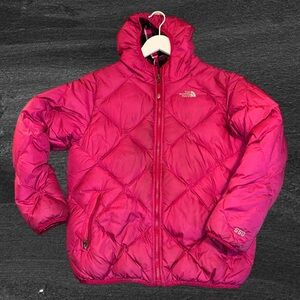 The North Face Kids Pink Puffer Jacket